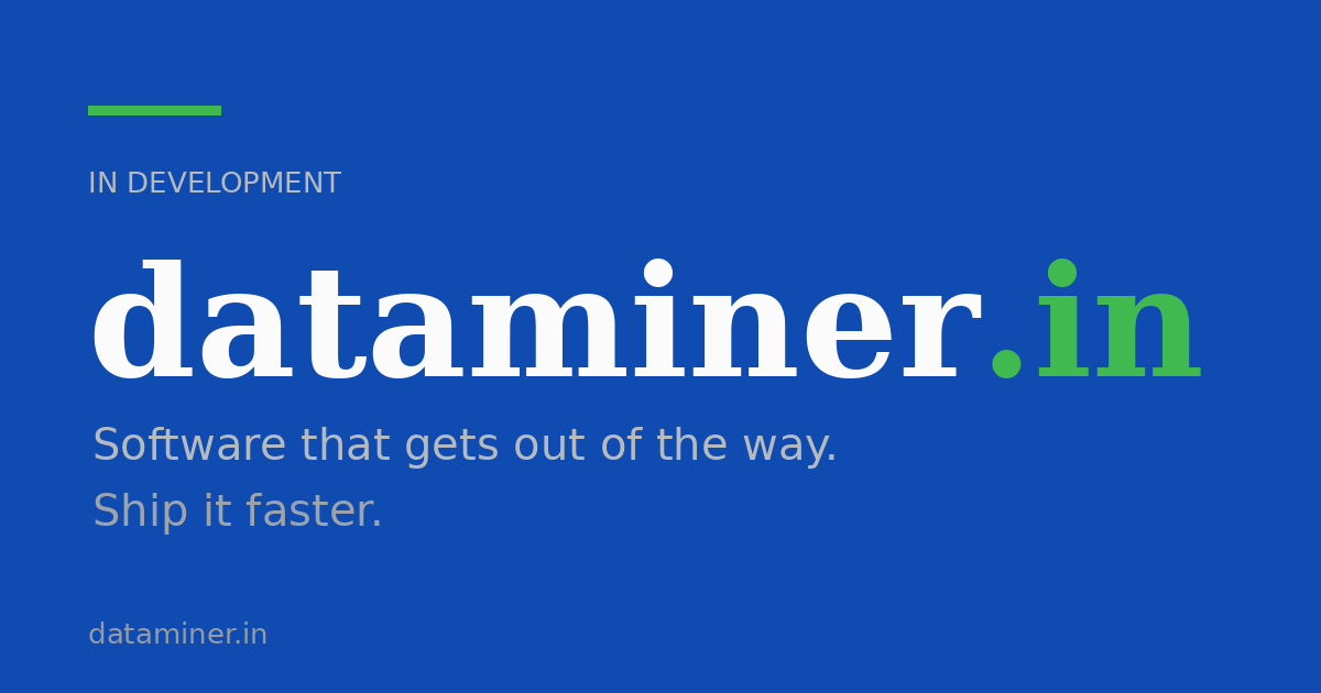 Link preview image for dataminer.in